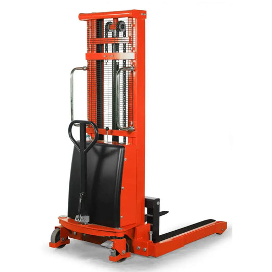Ballymore BALLYPAL22AG63 | Semi-Electric Pallet Stacker | 42" Fork, 63" Lift, 2200 lbs