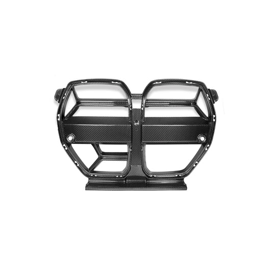 CSL Style Dry Carbon Fiber Front Grille With ACC (BMW G80/G82/G83 M3/M4) ** PRE-ORDER EST. SHIP EARLY NOVEMBER**