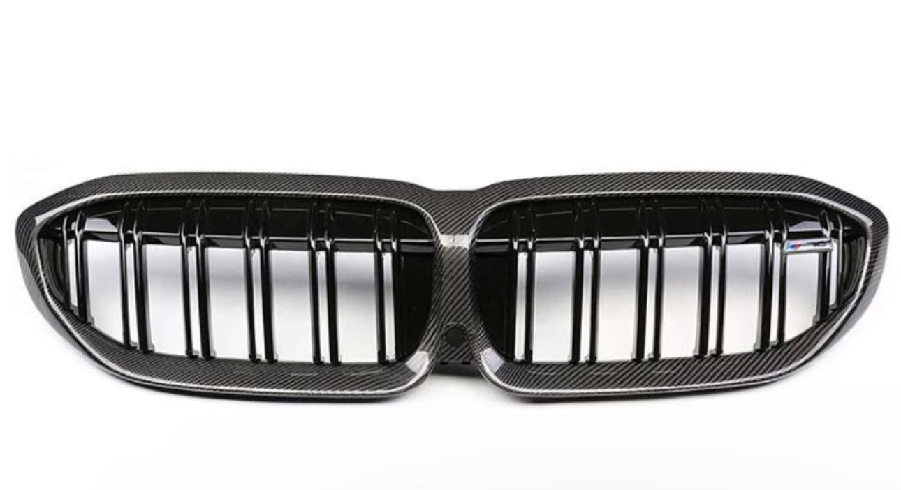 G20 Carbon Fiber Front Grille Dual Slat (BMW 3 Series G20/G21/G28 PRE-LCI)