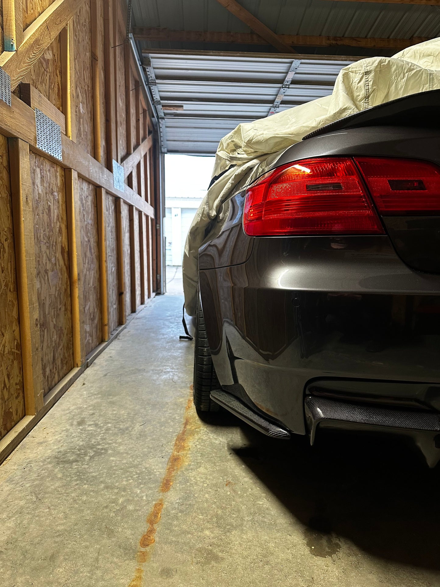 Rear Carbon Fiber Bumper Splitters (BMW E92 E93 M3)
