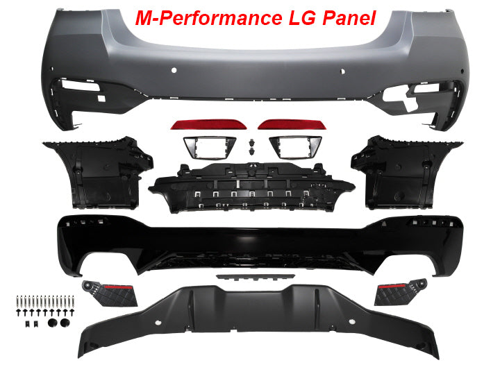 2021-2023 BMW G30 LCI Rear Bumper W/ PDC Covers