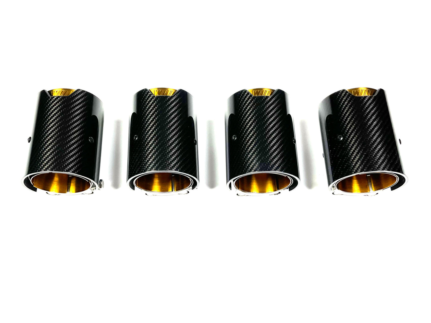 Carbon Fiber Exhaust Tips- Set of 4 (BMW F80 M3 | F82/F83 M4 | F87 M2)