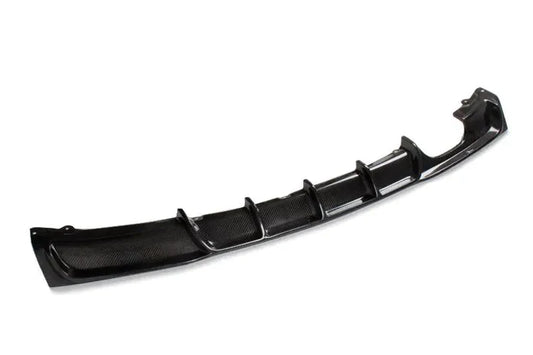 F30 MP Style Carbon Fiber Rear Diffuser Single Outlet Dual Tips - F30 3-Series M Sport