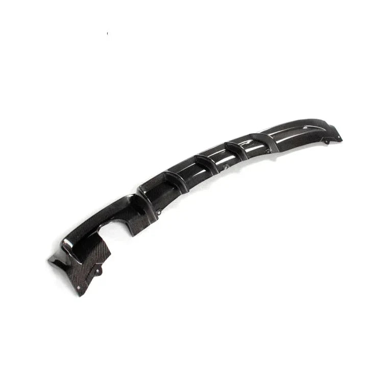 F30 3-Series MP Carbon Fiber Rear Diffuser Single Outlet Single Tip - F30 3-Series