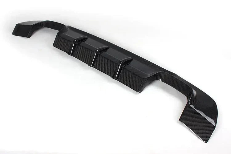 E92 3-Series M Sport Carbon Fiber Rear Diffuser Quad Tip - E92 E93 3-Series 335i