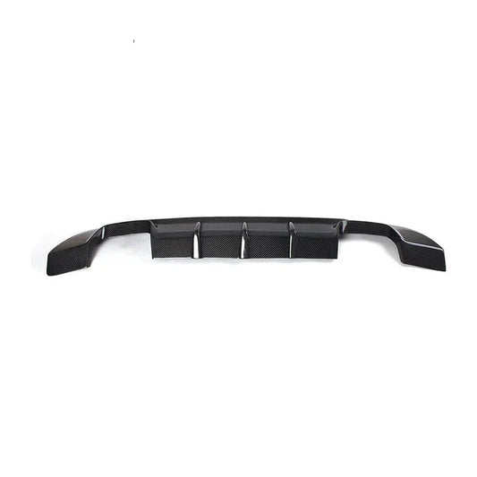E92 3-Series M Sport Carbon Fiber Rear Diffuser Quad Tip - E92 E93 3-Series 335i
