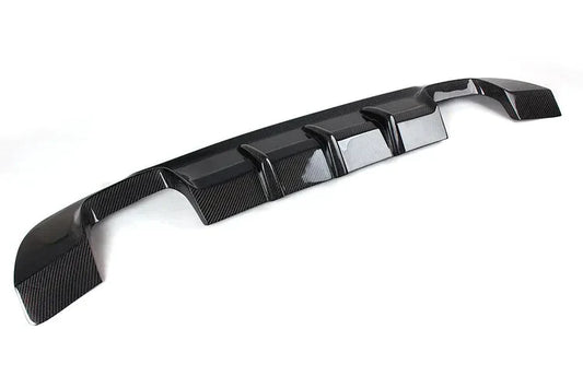E92 3-Series M Sport Carbon Fiber Rear Diffuser Quad Tip - E92 E93 3-Series 335i