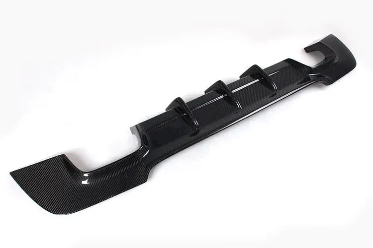 E92 3-Series M Sport Carbon Fiber Rear Diffuser Quad Tip - E92 E93 3-Series 335i