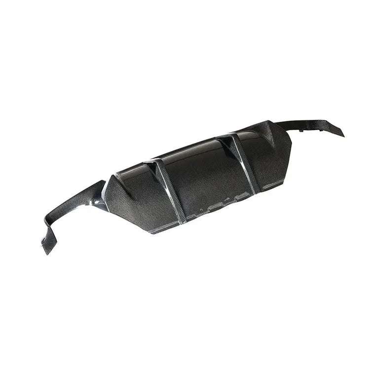 F10 5-Series V Style Carbon Fiber Rear Diffuser - F10 5-Series 528i 530i 535i 550i M Sport