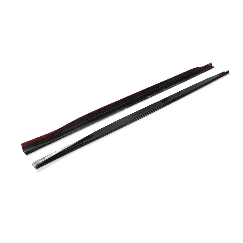 G22 Dry Carbon Fiber 3D Style Side Skirts - G22 G23 4-Serie M Sport