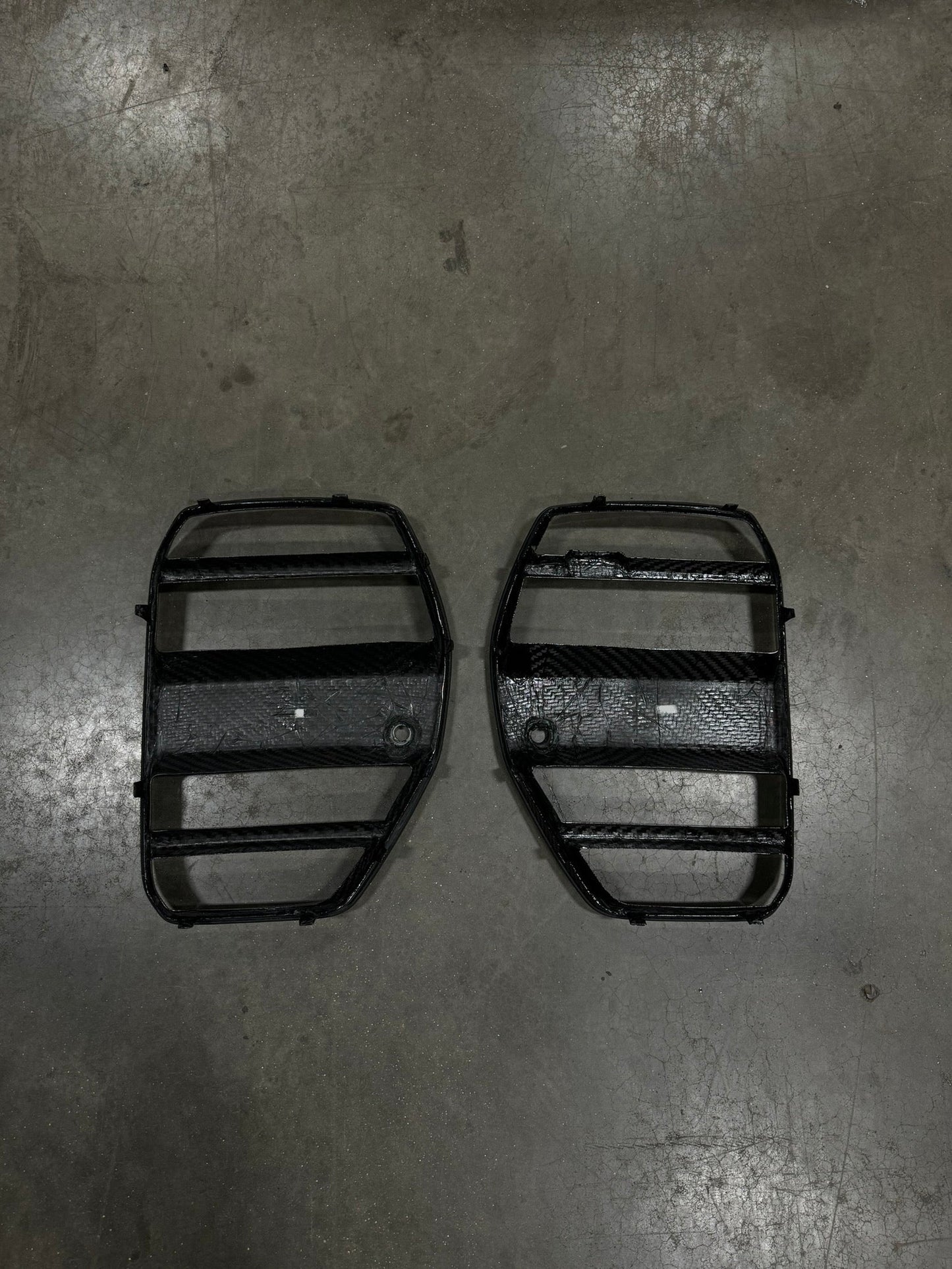 ST Style Dry Carbon Fiber Front Grille Without ACC (BMW G80/G82/G83 M3/M4)