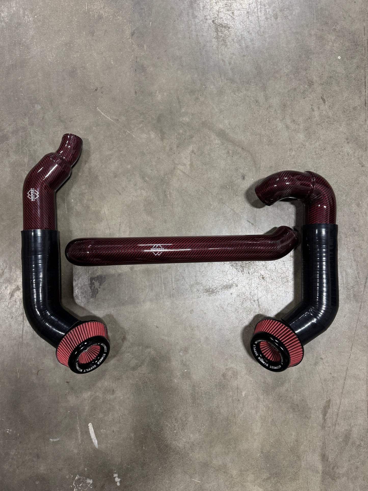 S58 G8X Carbon Fiber Front Mount Intakes - BMW G80 M3 G82 G83 M4 G87 M2