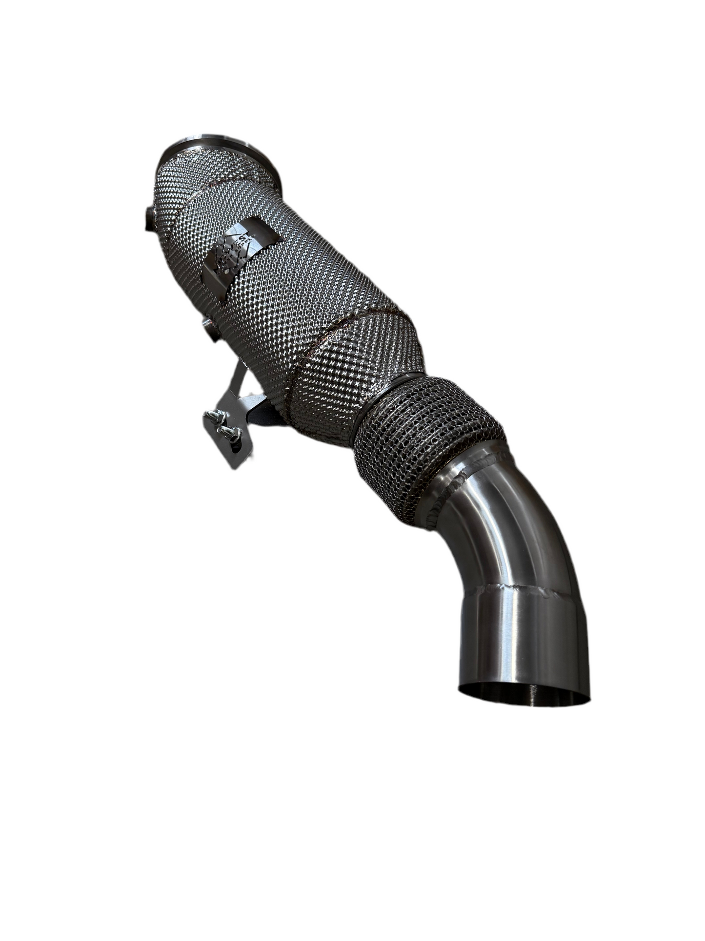 MBS X3/X4 B58 Catless Heat Shielded Downpipe - 2017 – 2022 BMW X3 M40iX G01 & X4 M40iX G02