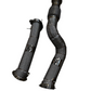 MBS G8X S58 Heatshield Catless Downpipes w/ Crossover Pipe - G80 M3 G82 G83 M4