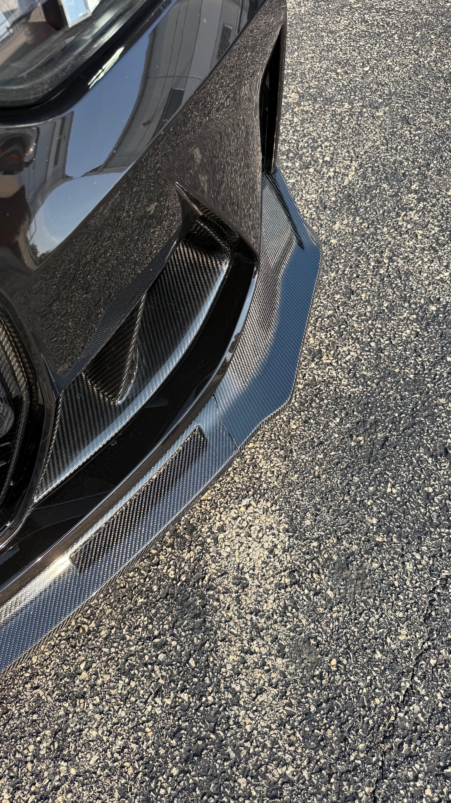 G8X M3/M4 V Style Lip Carbon Fiber (1pc) - G80 M3 G82 G83 M4