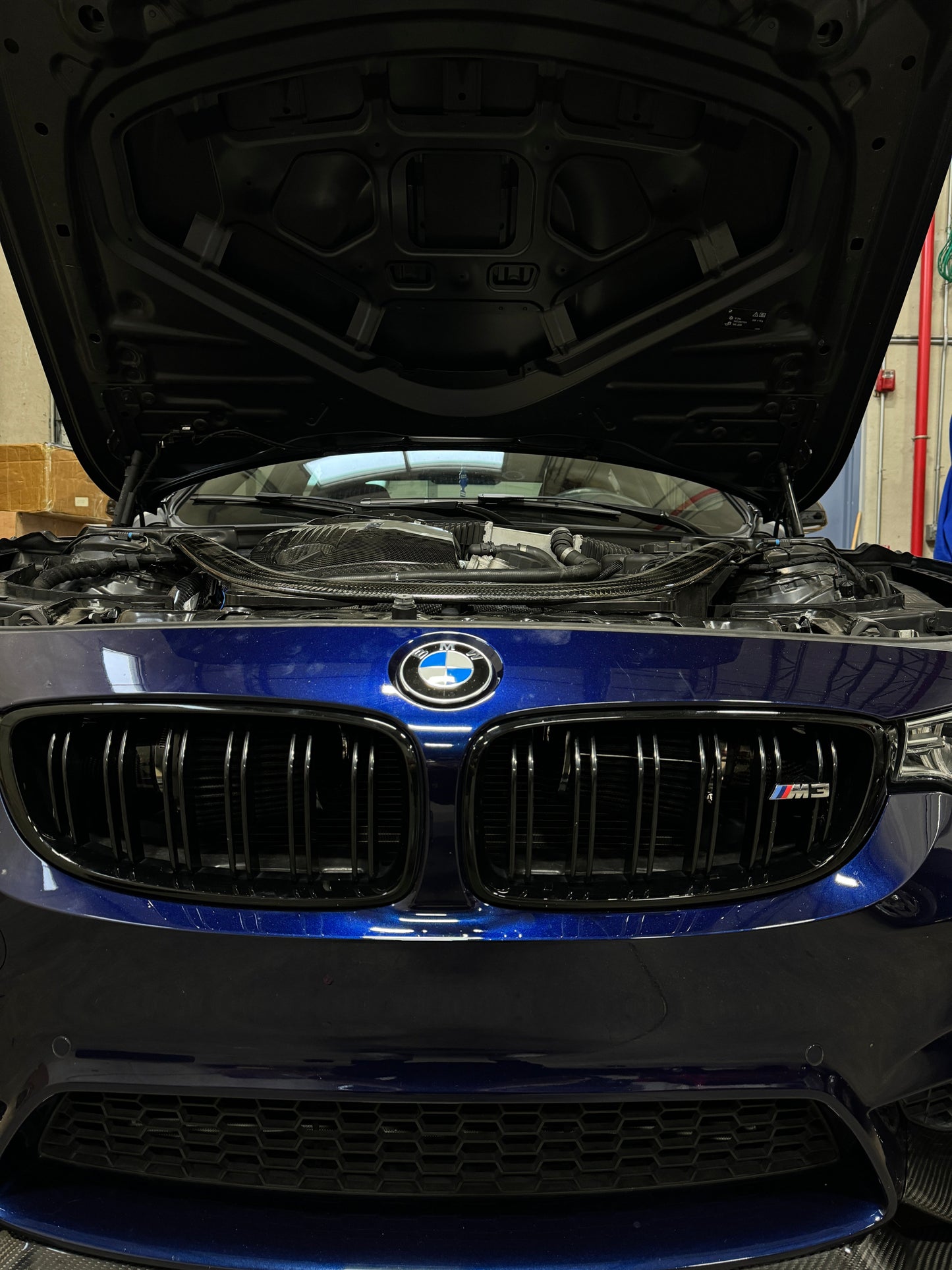 S55 Carbon Fiber Front Mount Intakes - BMW F80 M3 F82 F83 M4 F87 M2C