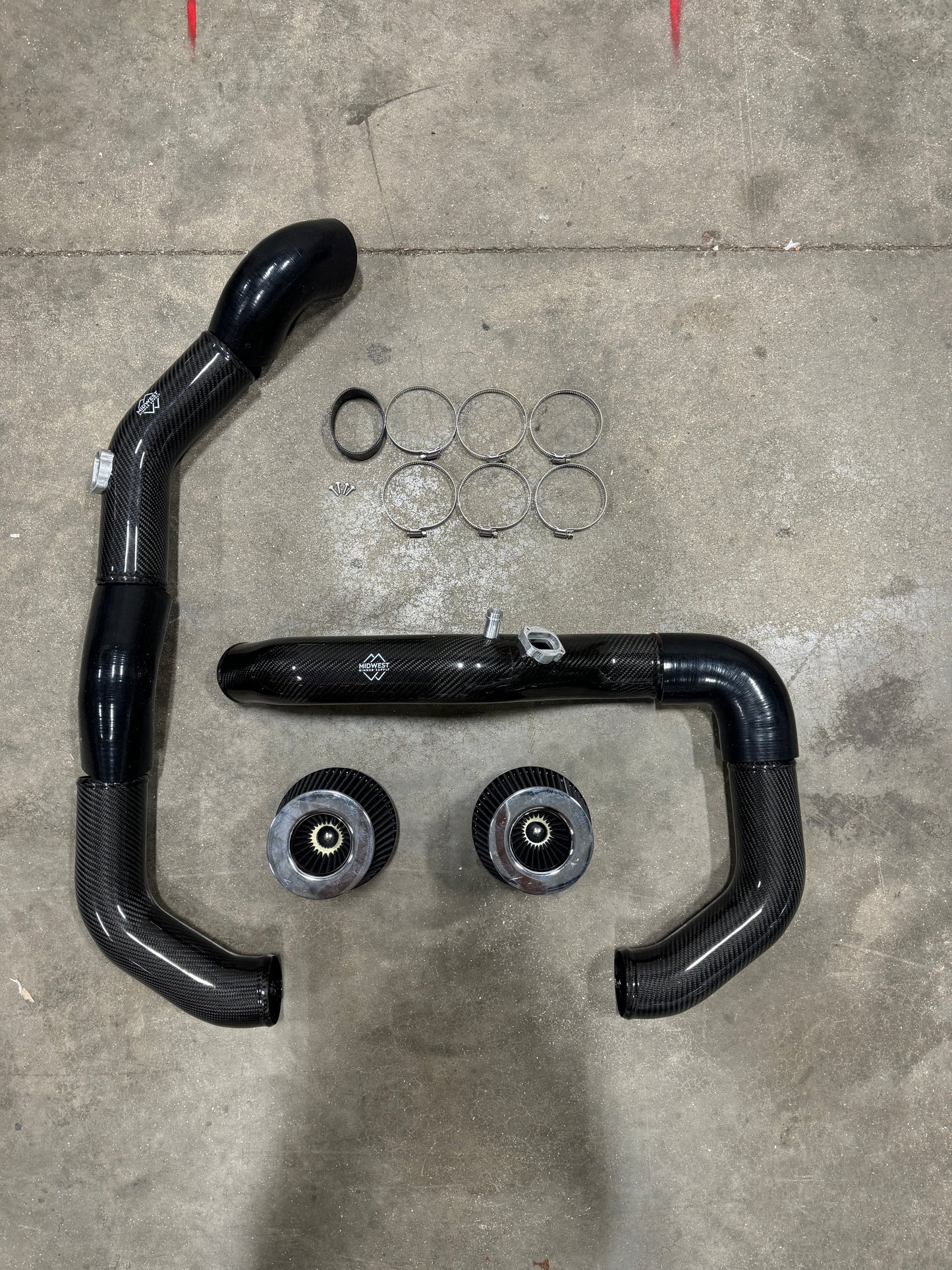 S55 Carbon Fiber Front Mount Intakes - BMW F80 M3 F82 F83 M4 F87 M2C