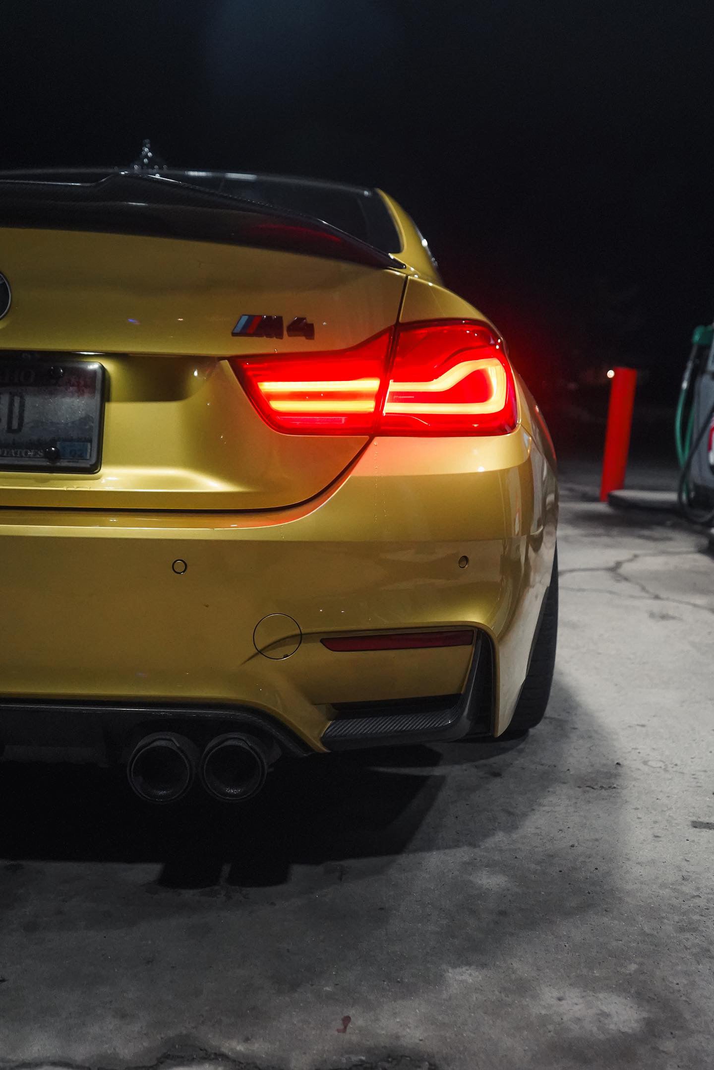 Dry Carbon Fiber OEM Style Rear Bumper Splitters (BMW M3 F80 | M4 F82/F83)