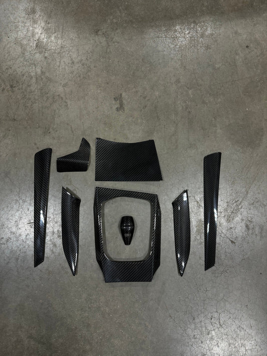 Dry Carbon Fiber Interior Trim Kit Stick On Type PRE-LCI (BMW G20)