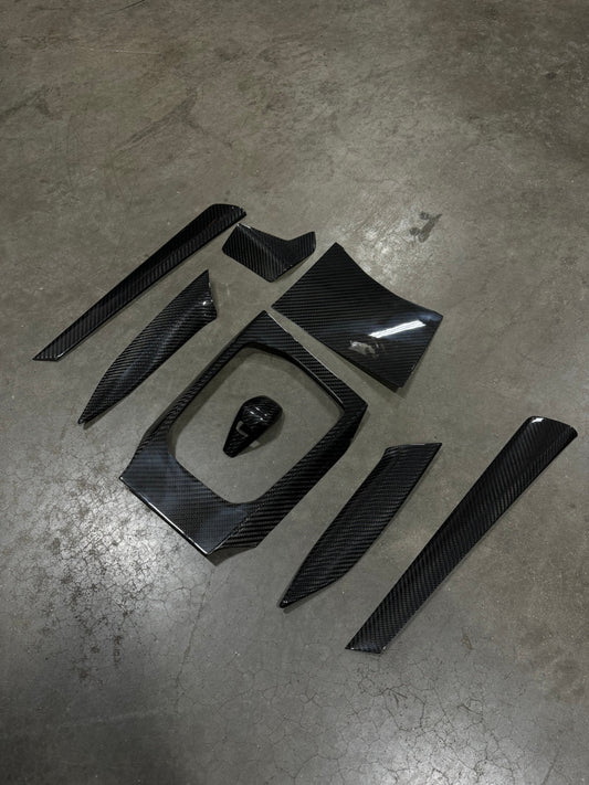 Dry Carbon Fiber Interior Trim Kit Stick On Type PRE-LCI (BMW G20)