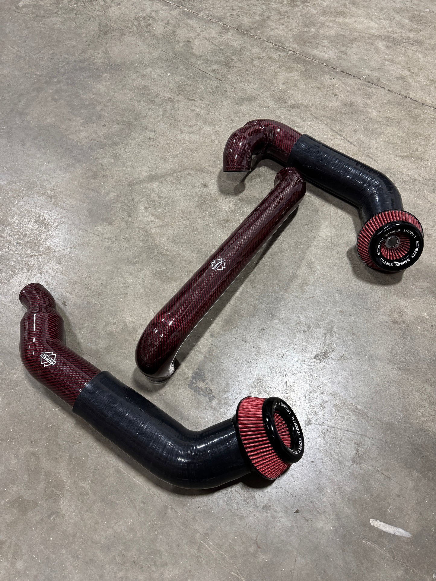 S58 G8X Carbon Fiber Front Mount Intakes - BMW G80 M3 G82 G83 M4 G87 M2