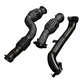 MBS G8X S58 Heatshield Catted Downpipes w/ Crossover Pipe - G80 M3 G82 G83 M4