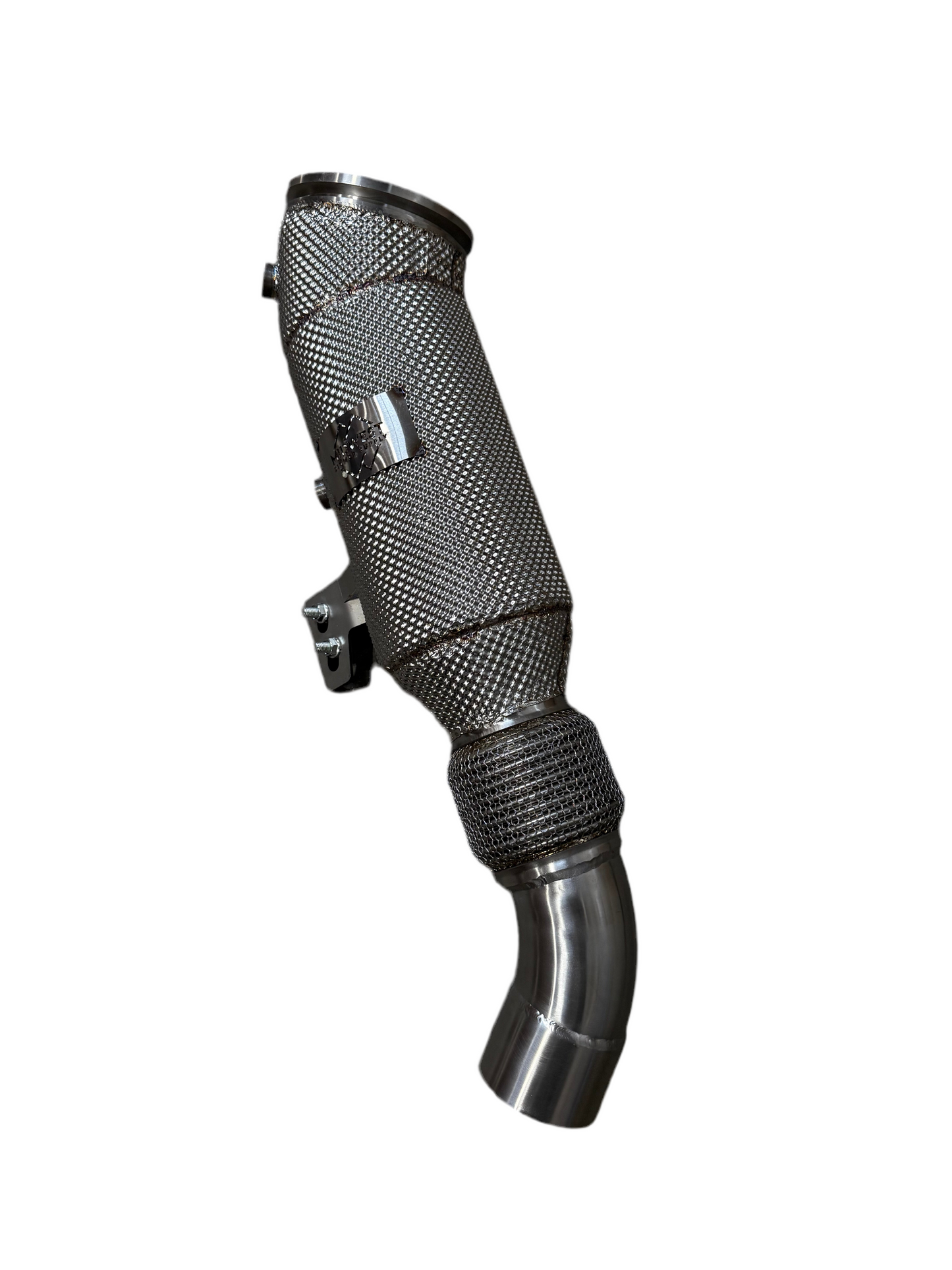 MBS X3/X4 B58 Catless Heat Shielded Downpipe - 2017 – 2022 BMW X3 M40iX G01 & X4 M40iX G02