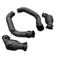 MBS S63 Catted Heatshield Downpipes - F90 M5 F91 F92 F93 M8