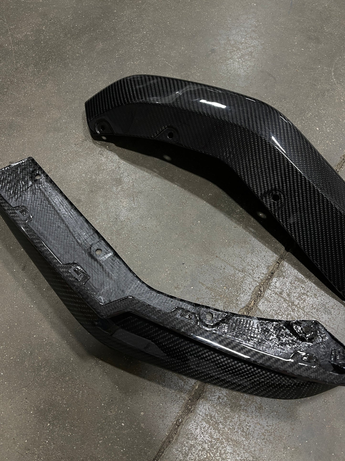 OEM Style Dry Carbon Fiber Rear Splitter (BMW G80 M3)