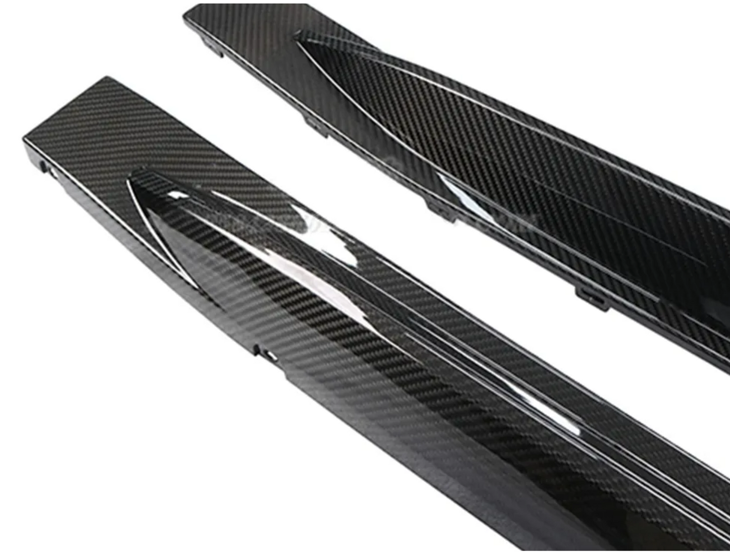 G80 M3 Dry Carbon Fiber OEM Style Side Skirts - G80 M3