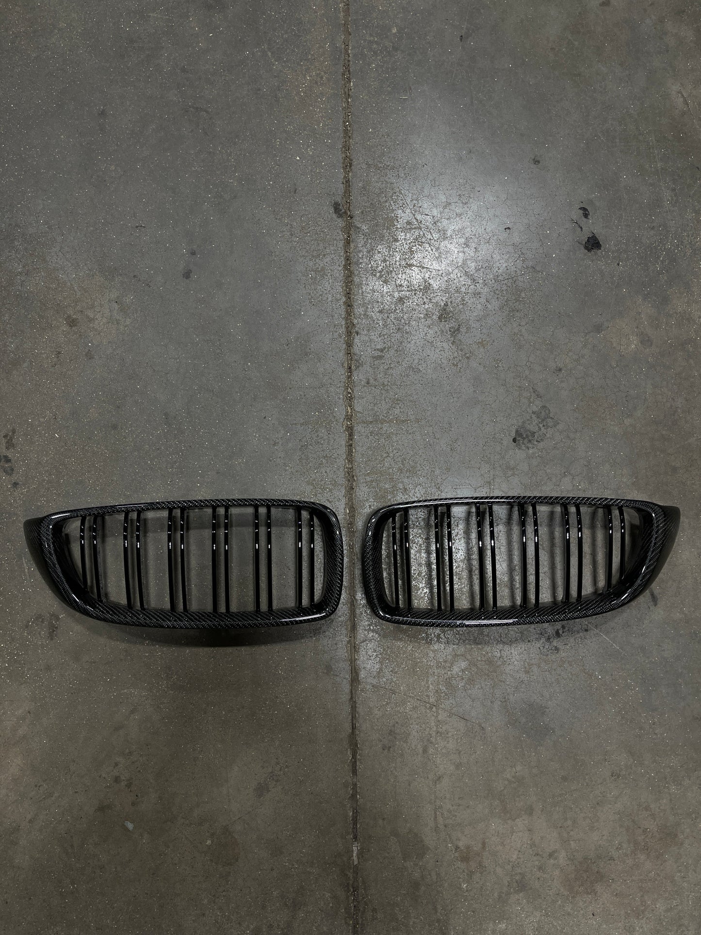 Carbon Fiber Dual Slat Front Grilles (BMW F32/F33/F36/F80/F82/F83 M3/M4)