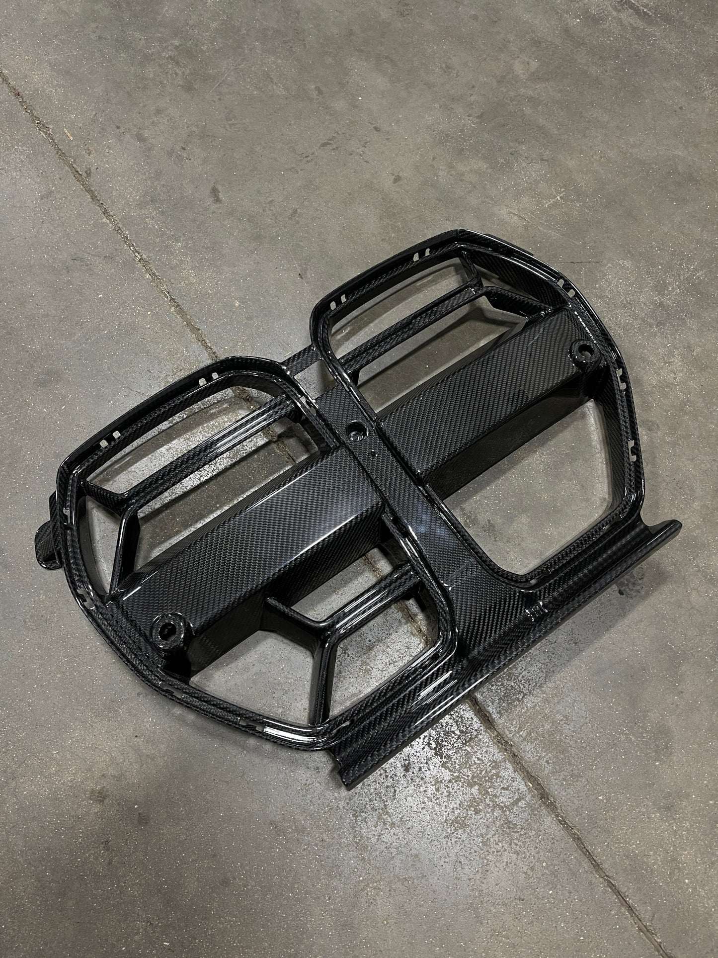 CSL Style Dry Carbon Fiber Front Grille With ACC (BMW G80/G82/G83 M3/M4) ** PRE-ORDER  EST. SHIP EARLY NOVEMBER**