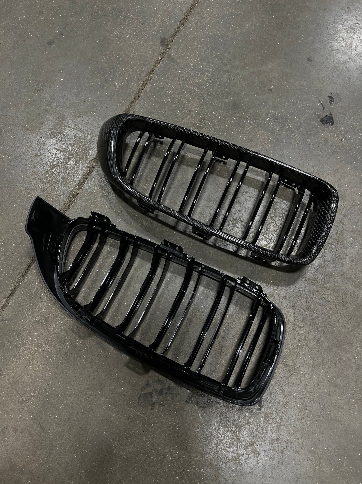 Carbon Fiber Dual Slat Front Grilles (BMW F32/F33/F36/F80/F82/F83 M3/M4)