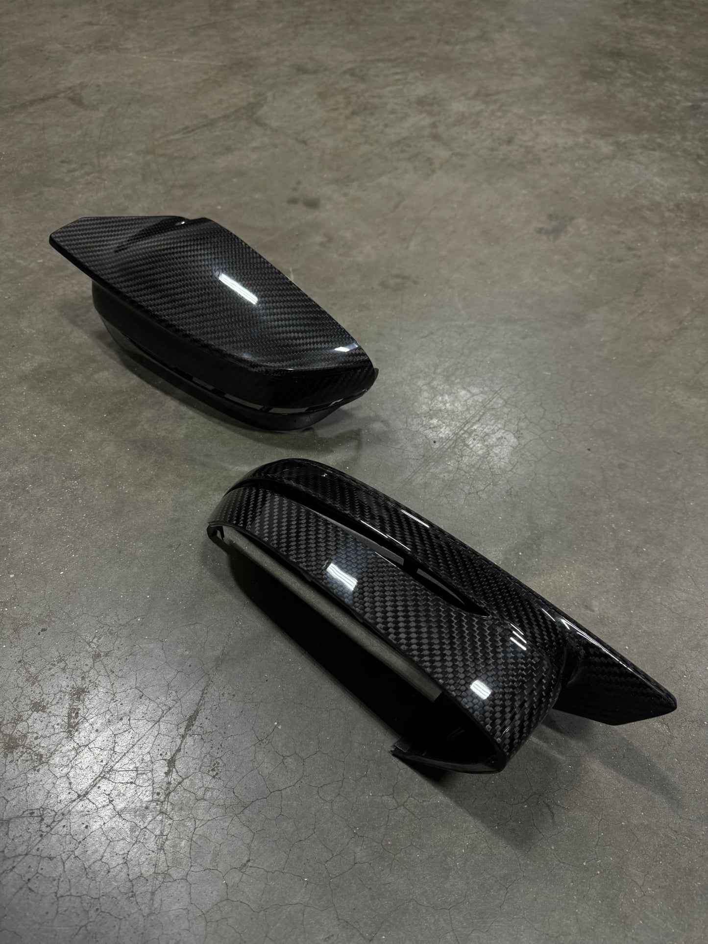 G2X Carbon Fiber M Style Mirror Cover Replacement Set - BMW G20 3-Series G42 2-Series)