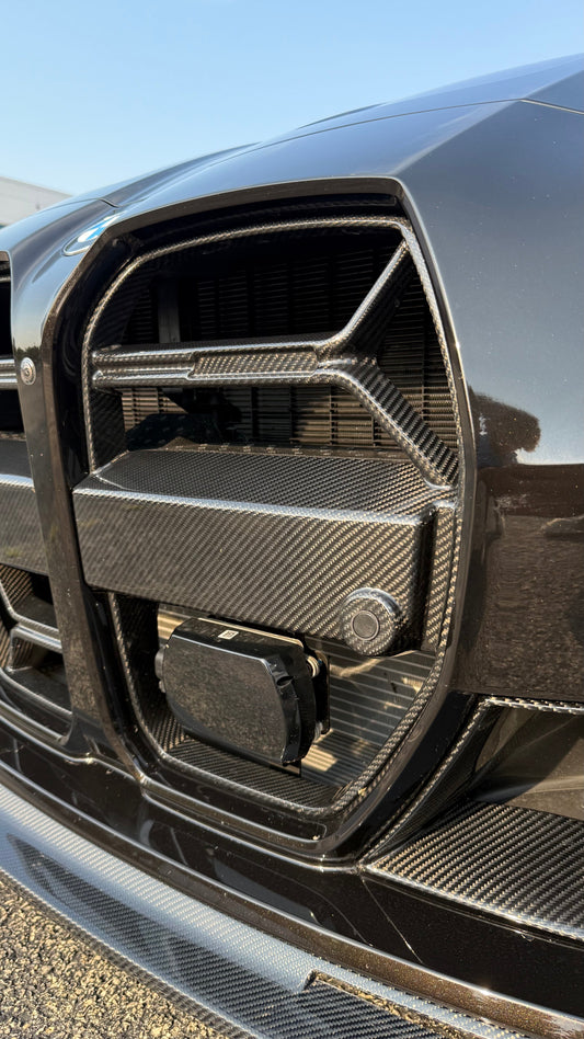 CSL Style Dry Carbon Fiber Front Grille With ACC (BMW G80/G82/G83 M3/M4) ** PRE-ORDER  EST. SHIP EARLY NOVEMBER**