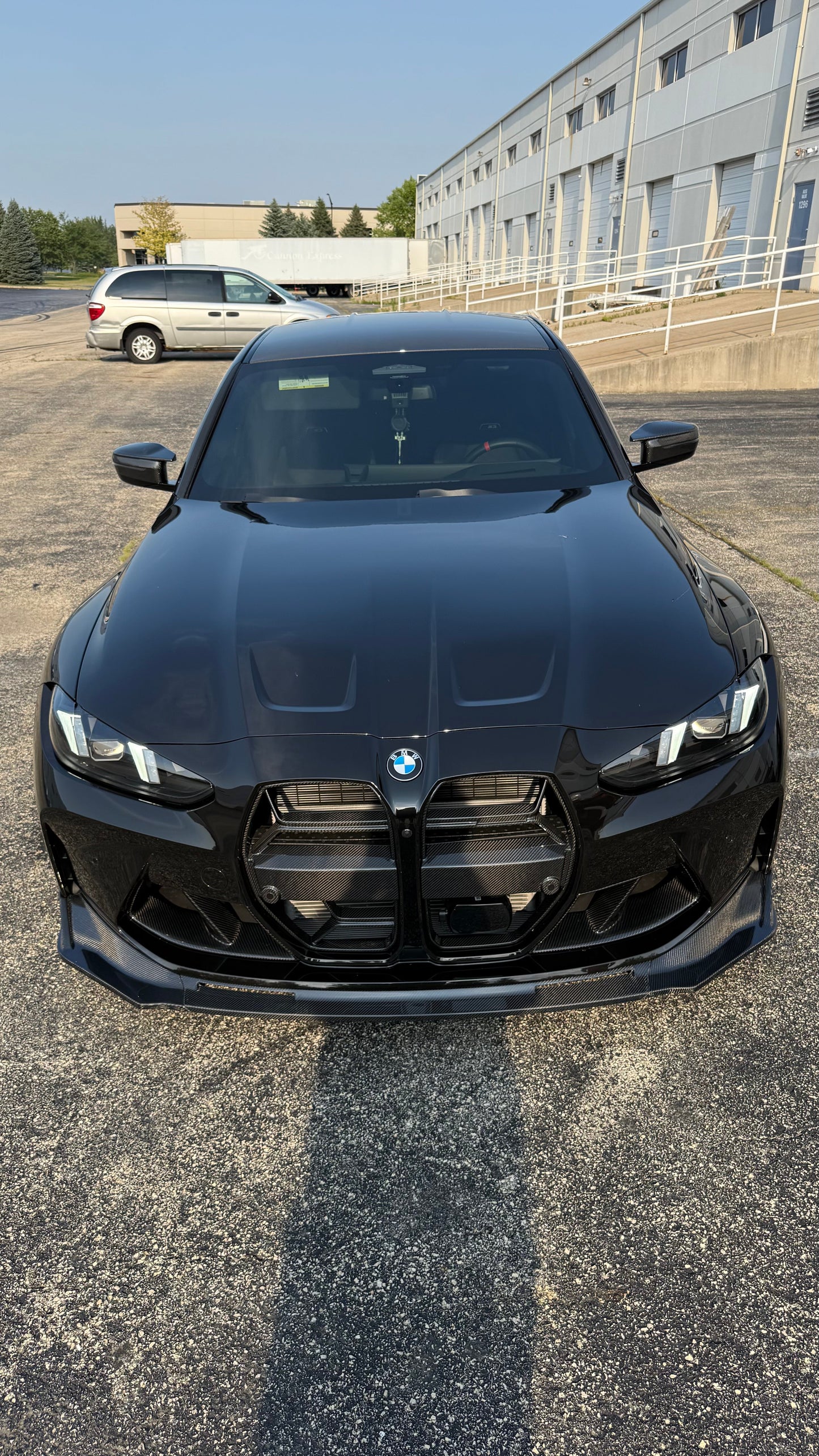 G8X M3/M4 V Style Lip Carbon Fiber (1pc) - G80 M3 G82 G83 M4