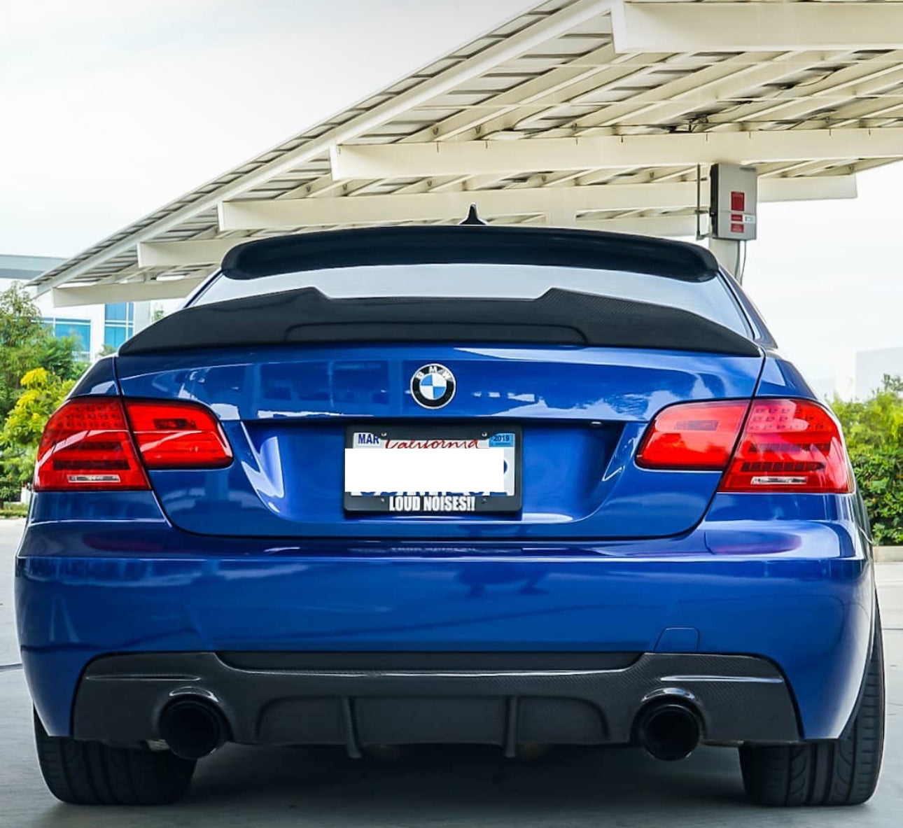 Carbon Fiber MT Diffuser (2 Tips) (E92 3-Series)