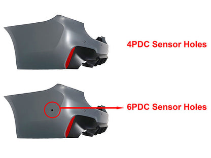 G30 Pre LCI M5 Style Rear Bumper - G30 5-Series