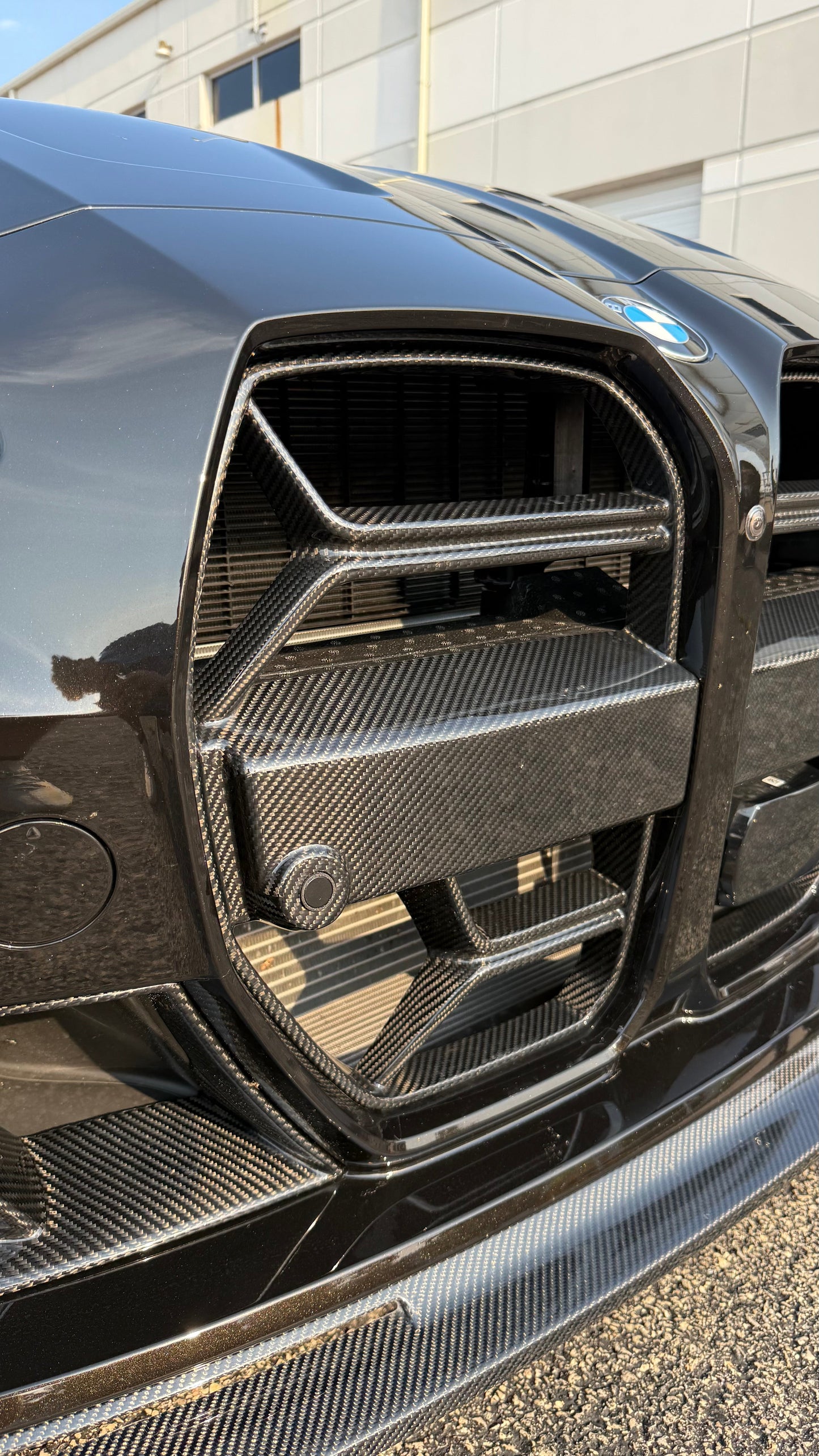 CSL Style Dry Carbon Fiber Front Grille With ACC (BMW G80/G82/G83 M3/M4) ** PRE-ORDER  EST. SHIP EARLY NOVEMBER**