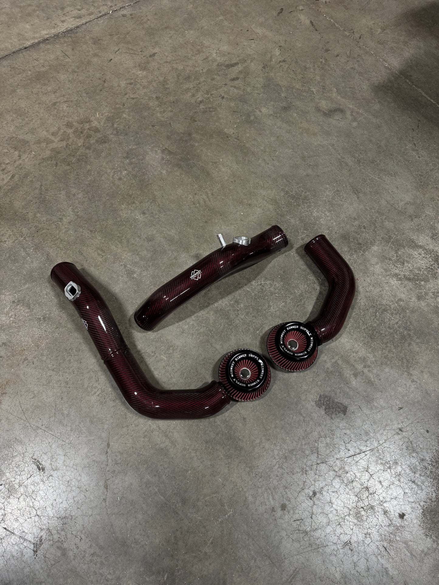 S55 Carbon Fiber Front Mount Intakes - BMW F80 M3 F82 F83 M4 F87 M2C