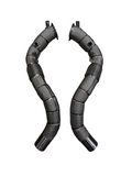 MBS F85/F86 Catless Heatshield Downpipes - F85 X5M F86 X6M