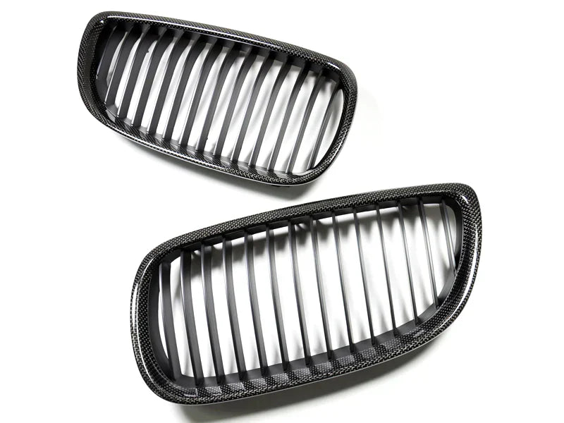E92/E93 LCI Carbon Fiber Front Grille Single Slat - E92 3-Series LCI