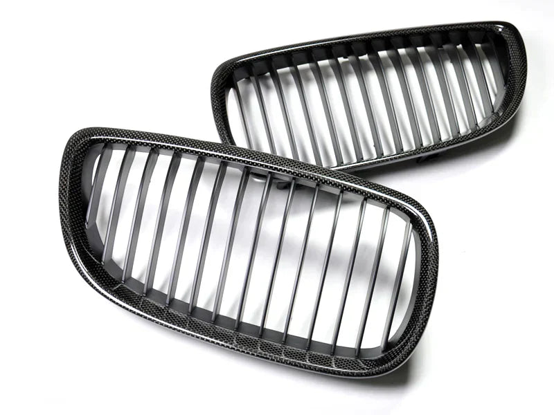 E92/E93 LCI Carbon Fiber Front Grille Single Slat - E92 3-Series LCI