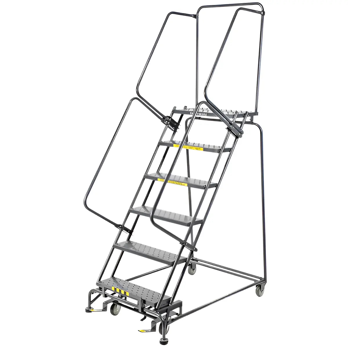 Ballymore M-2000 Series – 6-Step Rolling Safety Ladder | 16" Wide Step