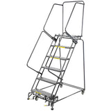 Ballymore M-2000 Series – 6-Step Rolling Safety Ladder | 24" Wide Step