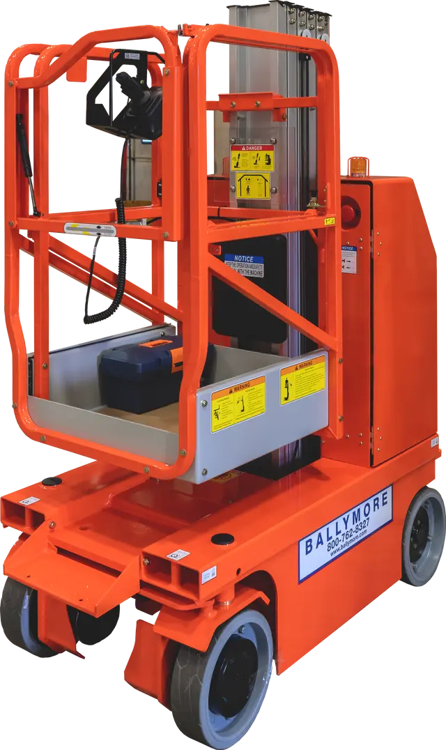 Ballymore DVML-18 - Drivable Vertical Mast Lift with 24"x25" Platform & 24' Working Height