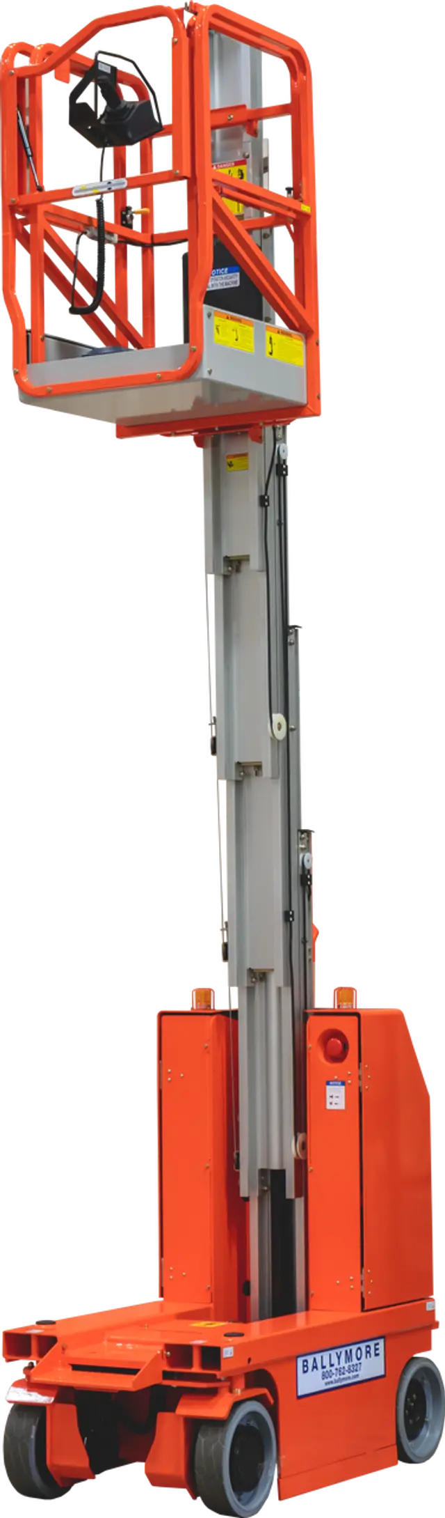 Ballymore DVML-18 - Drivable Vertical Mast Lift with 24"x25" Platform & 24' Working Height