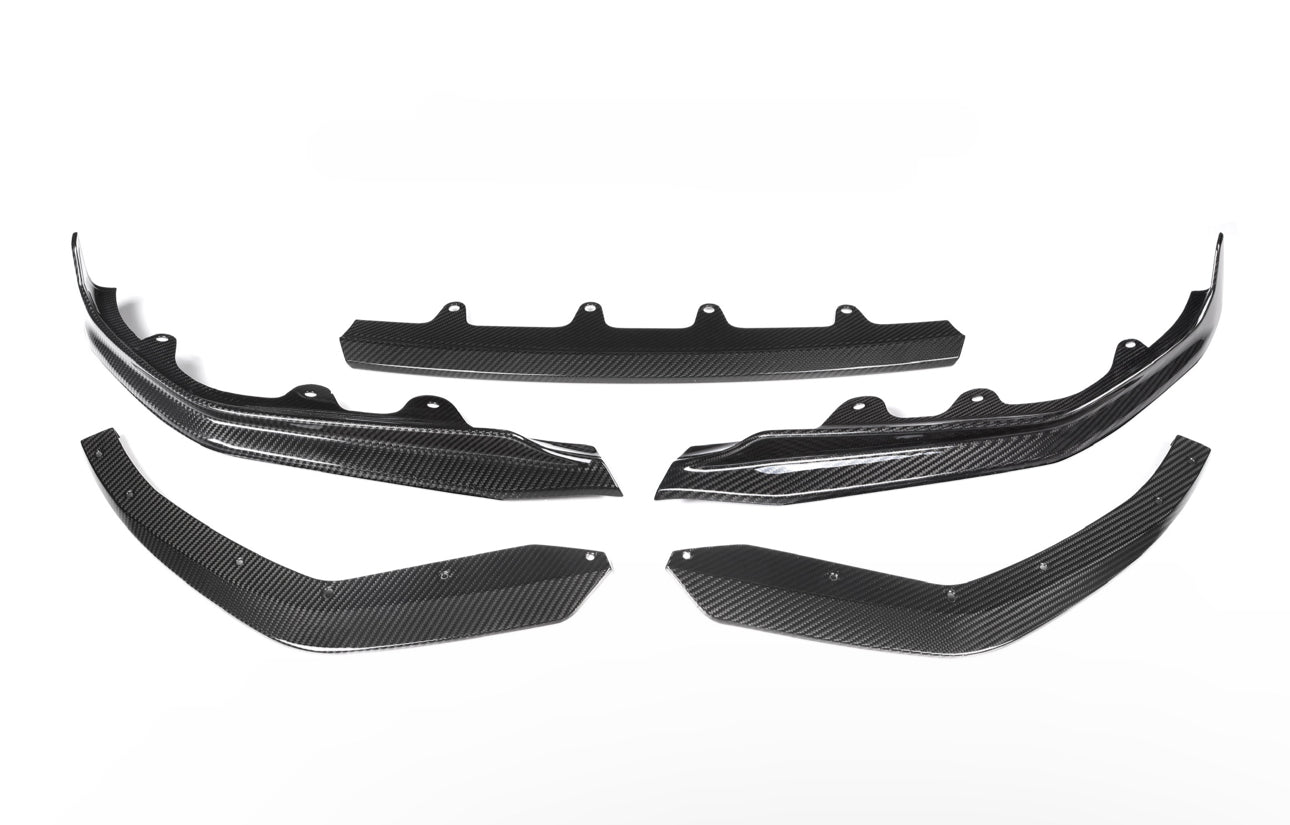 Dry Carbon Fiber 5pc M-Performance Style Front Lip (G20 3-Series Pre-LCI)