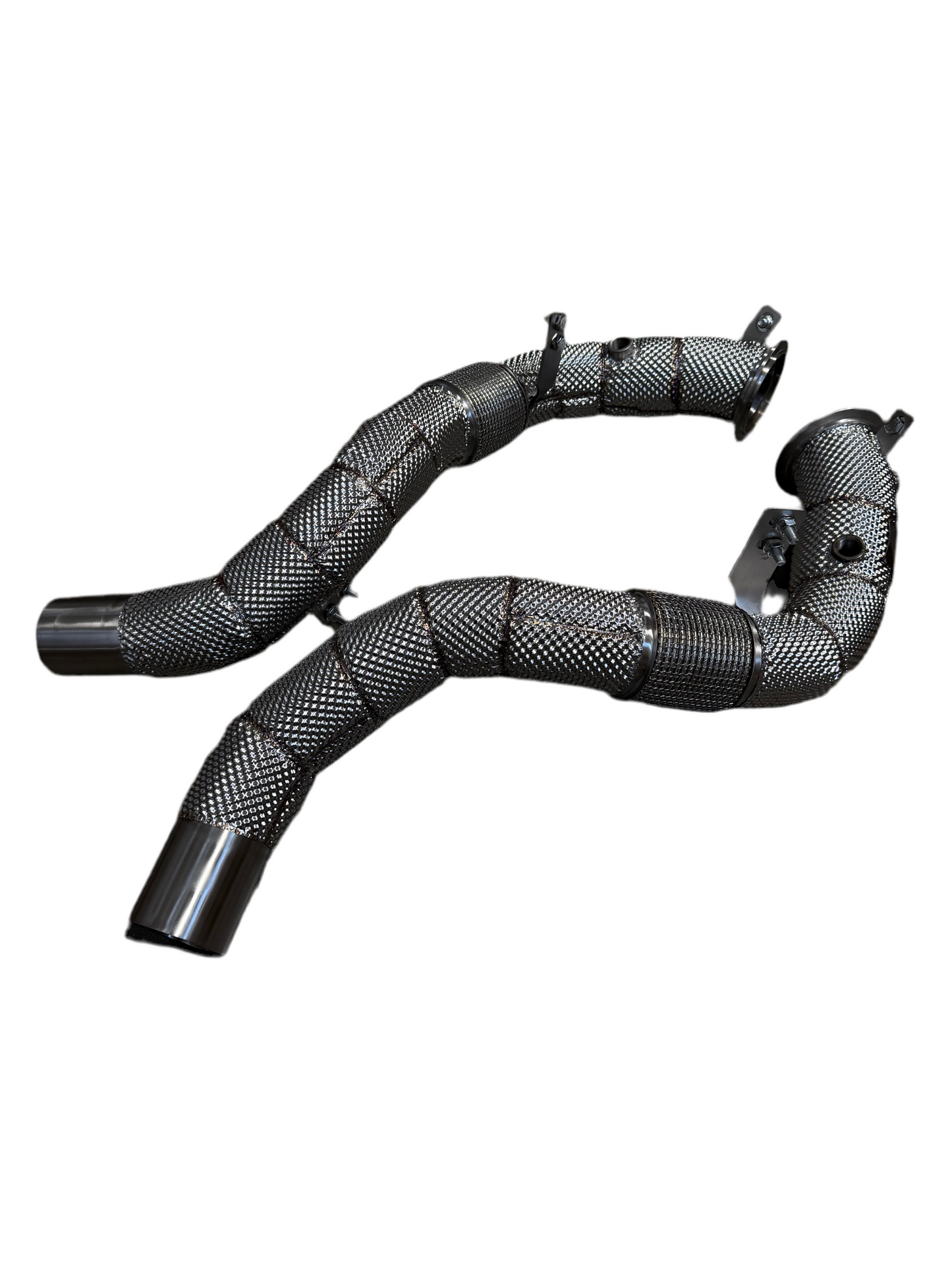 MBS F85/F86 Catless Heatshield Downpipes - F85 X5M F86 X6M