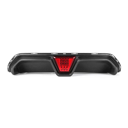 F90 M5 CS Style LED Carbon Fiber Rear Diffuser - F90 M5